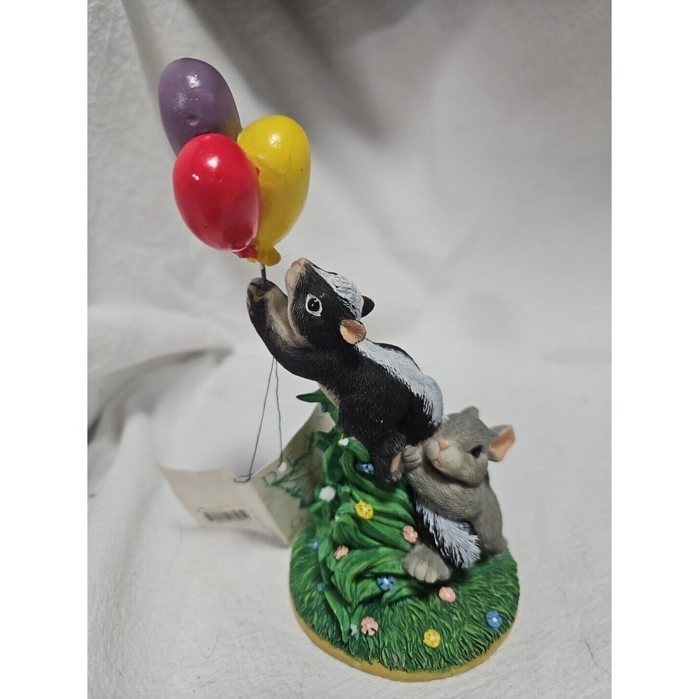 Charming Tails Special Edition -‎ Hang On - Rabbit Skunk Balloons - No Box